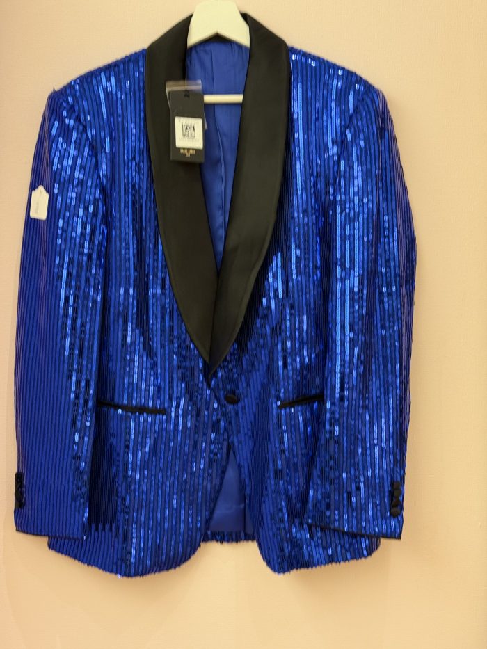 Blue sequence blazer