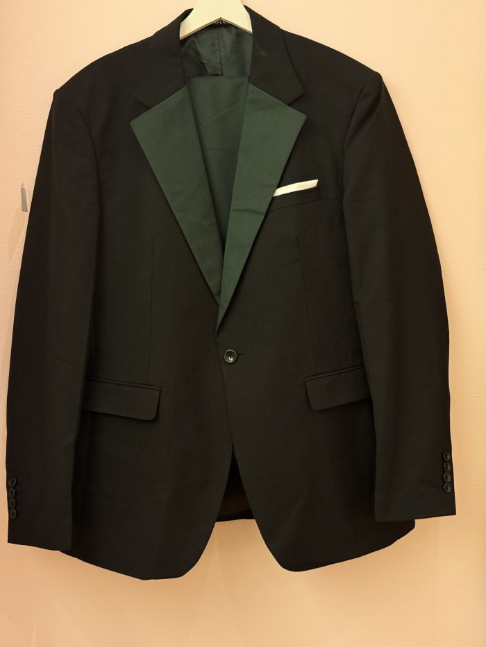 Green black suits