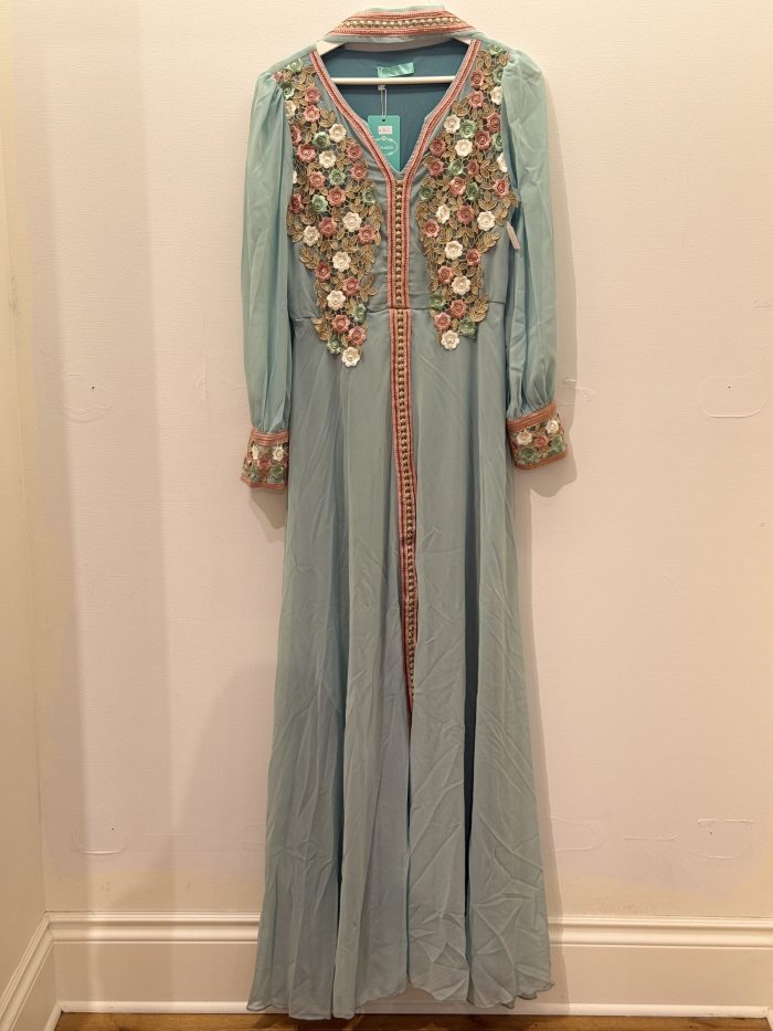 Sea green indian dress with shwal